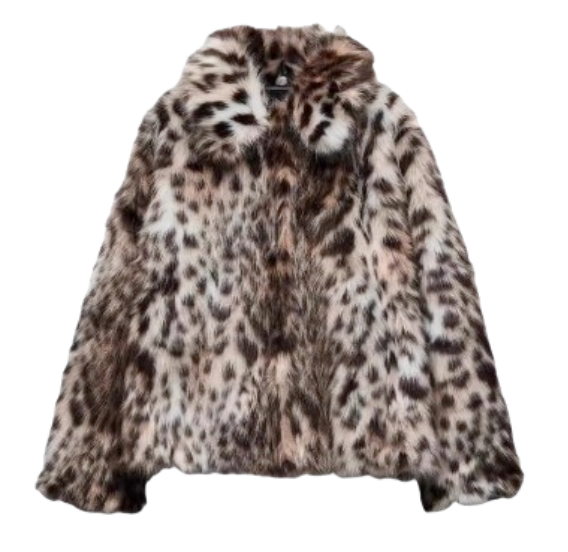 Zara Leopard Fur Jacket