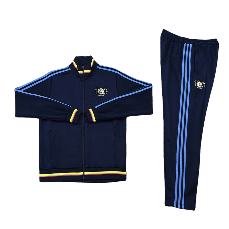2425 Colombia Long 100th anniversary zipper jacket set