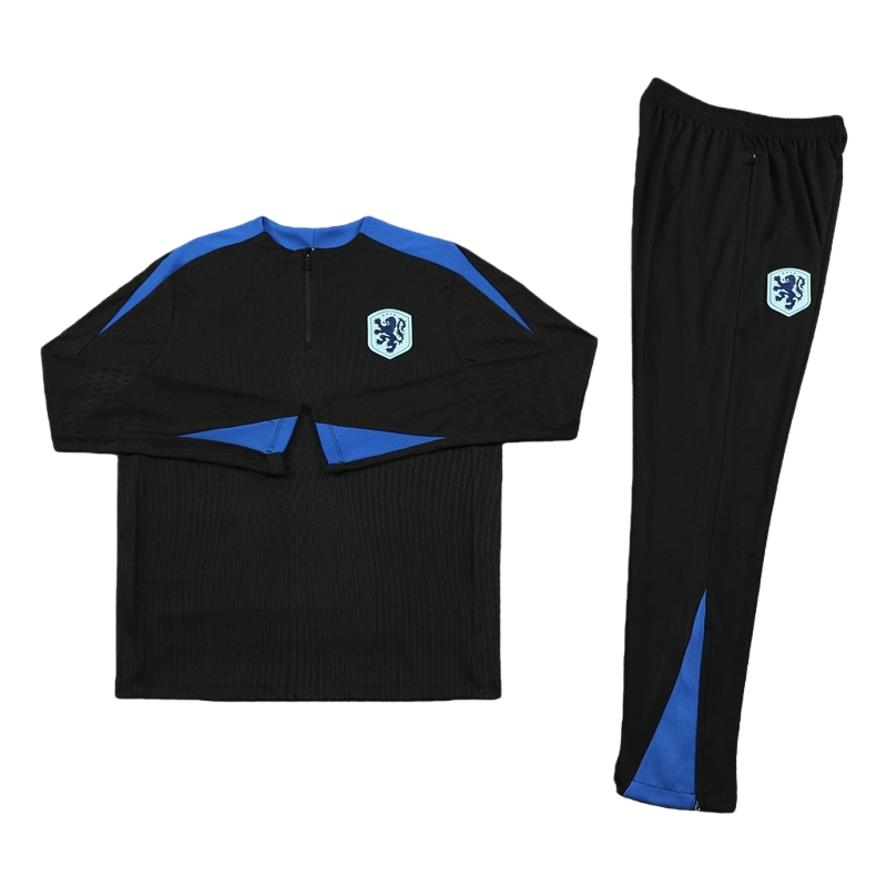 2425 Netherlands black Training suit set Player version