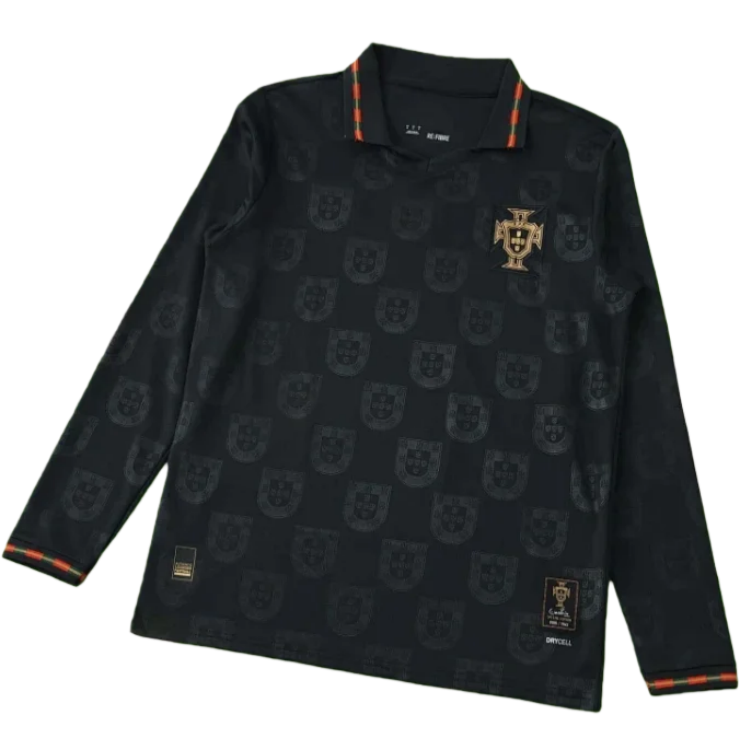 2025 Portugal Tribute to Eusebio Special Edition Long sleeved Fan version