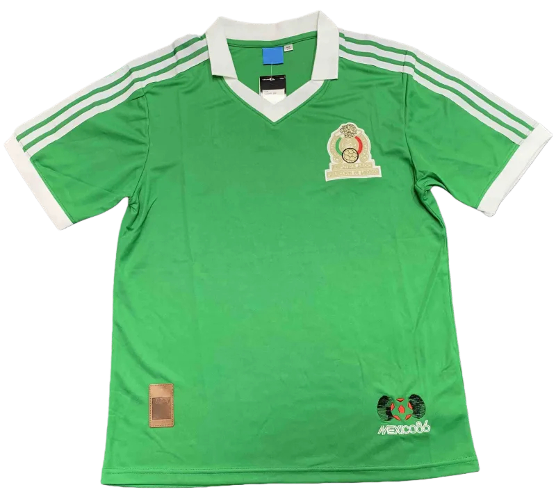 1986 season Mexico Home retro Fan version