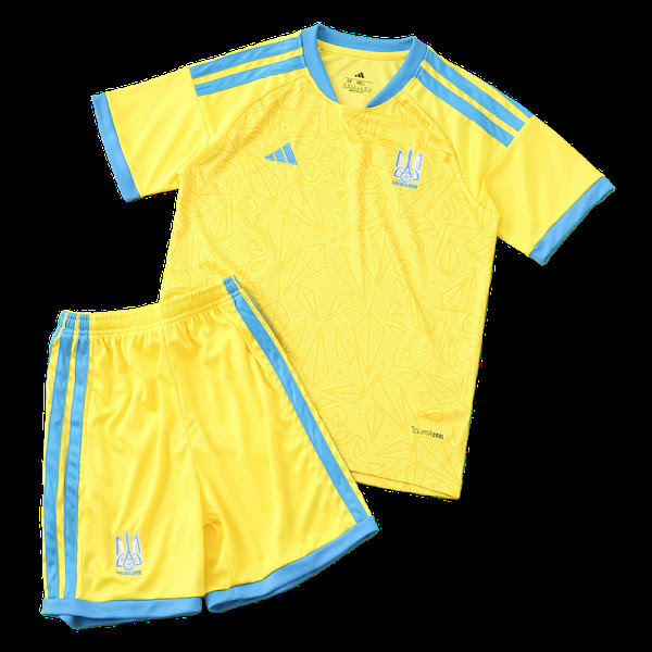 2026 FIFA World Cup Ukraine home Kids kit