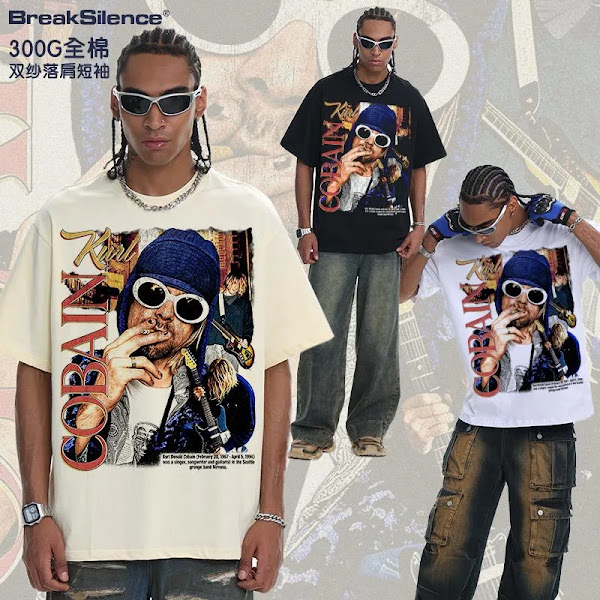 2026 Spring & Summer MJ Street Style Couple's Short-Sleeve T-Shirt for Men