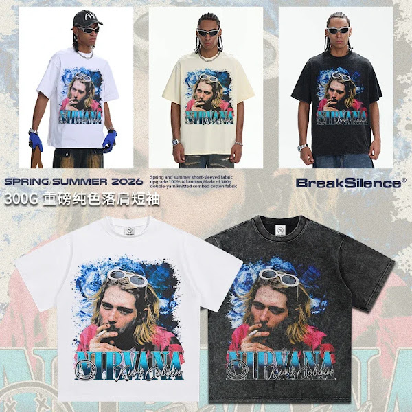 2025 Spring & Summer Heavyweight Cotton Short-Sleeve T-Shirt