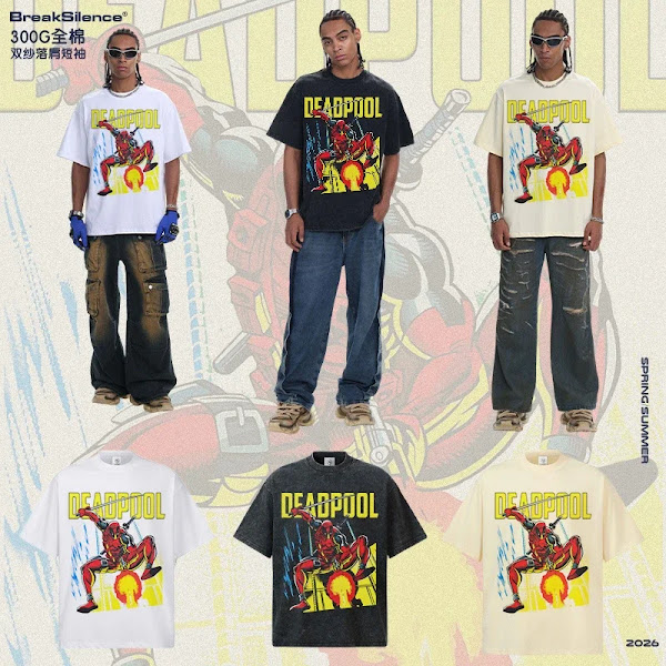 2026 Spring/Summer Men's Loose-Fit Short-Sleeve Tops