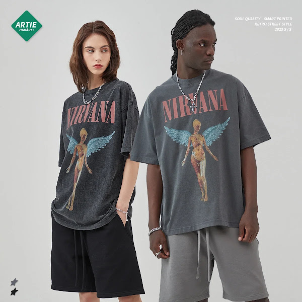 Men's Loose-Fit 100% Cotton Short Sleeve T-Shirt