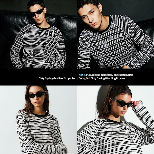2026 Trendy Brand Men's Dirty Wash Long Sleeve T-Shirt