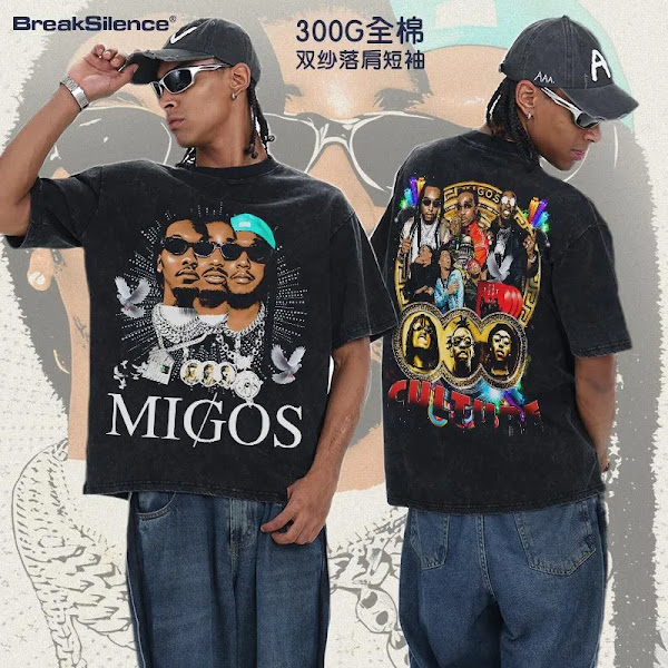 2026 Hip-Hop Washed Heavyweight 100% Cotton Short Sleeve T-Shirt for Men